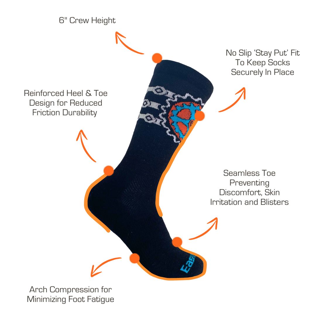 Flow Merino Wool Mountain Bike Socks