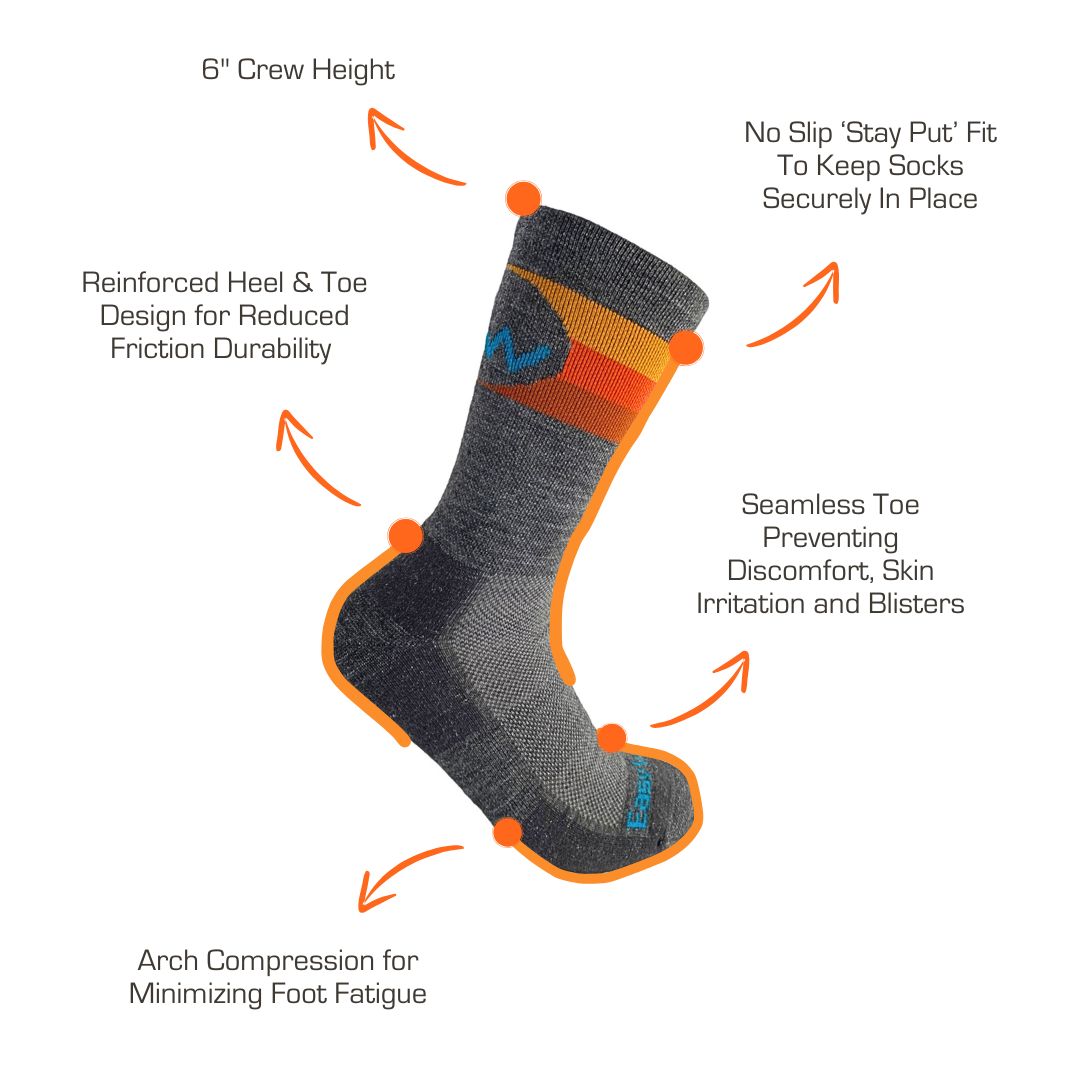 Maverick Merino Wool Cushioned Socks