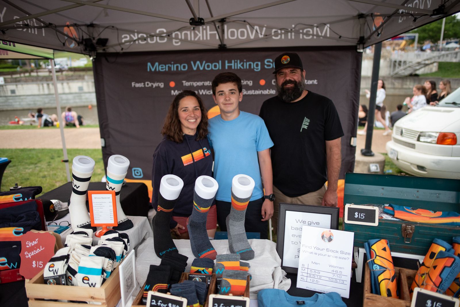 outdoor recreation expos and events with easy wind outfitters