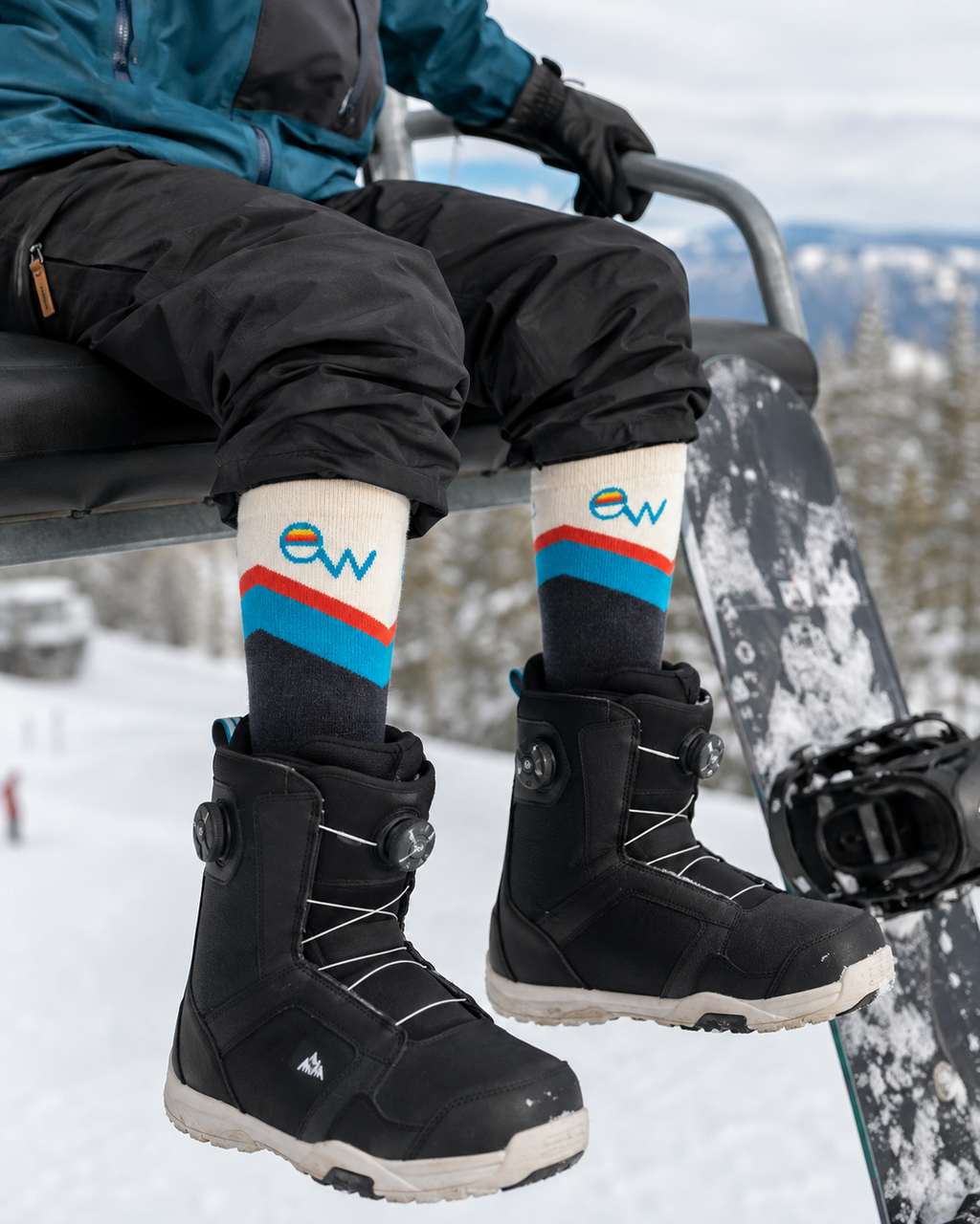 Easy Wind Merino Wool Ski Sock