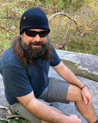 Rib Knit Merino Wool Beanie Hat