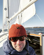 Rib Knit Merino Wool Beanie Hat