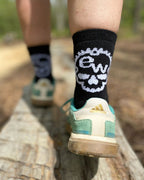 Skull Merino Wool Mountain Bike Socks